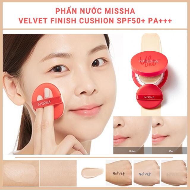 Missha velvet finish cushion